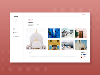 Daily UI - Photo Album dailyui dailyuichallenge design digital marketing graphic design ui