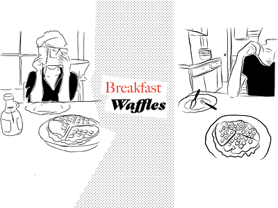 Morning Waffles design digital marketing graphic design illustration typography