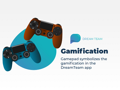Gamification Illustration for Dreamteam website illustration minimal sketch typography vector web design webdesign