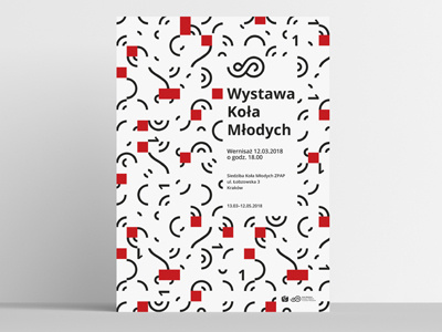 Visual identity of "Koło Młodych" - exhibition poster