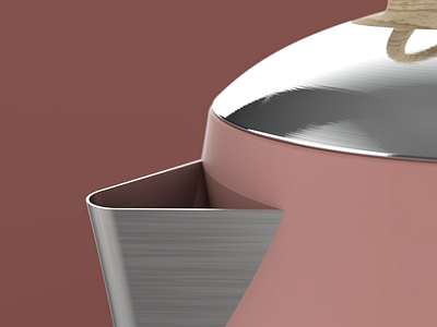 Electric kettle 3D modelling