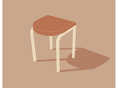 Seat family - stool design design illustration seat stool