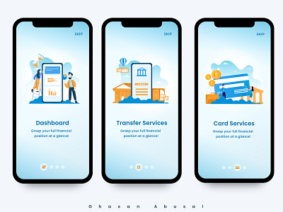 Tutorial Screens - Banking design finance finance app ios mobile ui ui ui ux ux ux design