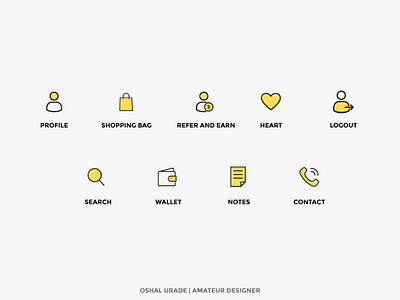 E commerce shop Icons app design branding design ecommerce ecommerce app ecommerce design icon design icon set iconography icons icons set iconset illustration logo oshal shopping app ui