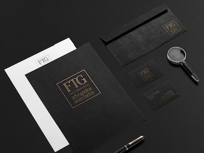 FTG Advogados branding design law lawyer logo office