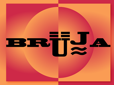 Bruja branding agency design graphic design identity type vector visual identity