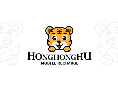 HongHongHu flat logo mobile recharge