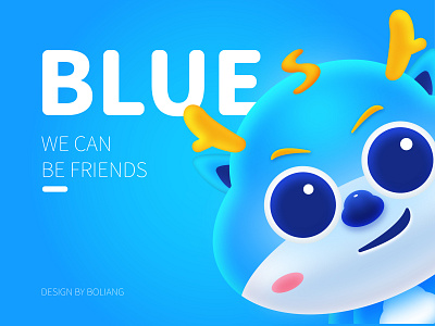 BLUE design illustration ui web