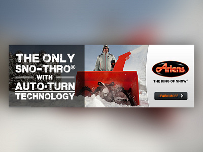 Ariens Banner Ad ad banner snow winter