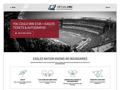 Virtual Linc Homepage eagles football philadelphia