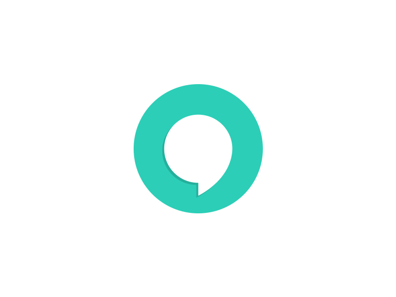 O + Bubble chat logo by Myudi. on Dribbble
