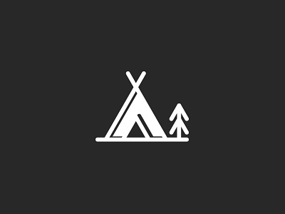 A + Tend logo concept a a logo brand branding camp logo logo a logo design mountain mountain logo tend wild wild logo