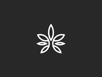 Cannabis leaves logo design by Myudi. on Dribbble