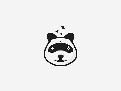 Panda game logo concept animal logo game game logo joy stick logo logo design modern logo panda panda logo stick