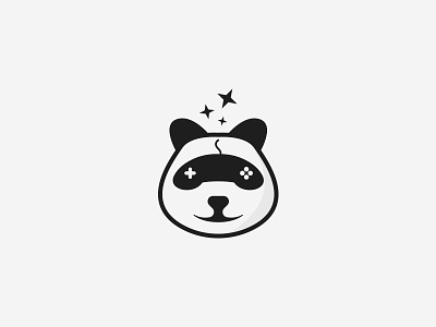 Panda game logo concept