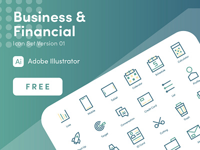 Business & Financial Icon Free