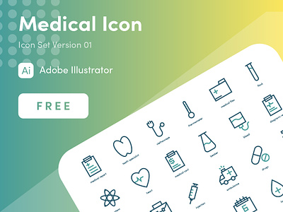 Medical Icon Free clean icon icon design iconography medical medical icon medicine minimalist modern simple