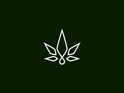 Cannabis Oil Logo Design branding cannabis cannabis logo clean logo hemp hemp logo logo logo design modern logo oil logo organic logo simple logo