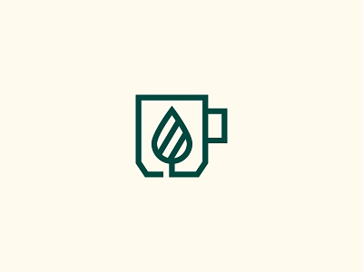 Tea and Mug Logo Design