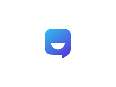 Happy Chat branding chat chat logo clean logo logo logo design message logo modern logo simple logo