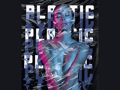 Plastic I- Poster Design design photo photomanipulation photoshop plastic poster