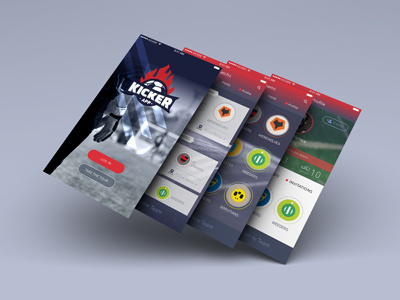 Kicker App app ios mobile soccer