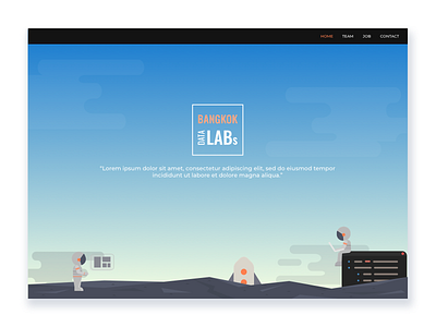 Bkklabs Landing page