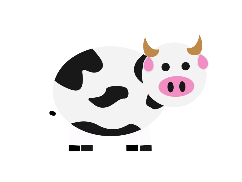 Cow (Play Hard Give Back) animation cow fun gif moo play hard give back quick simple