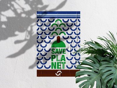 Save the planet for fun graphic design poster design