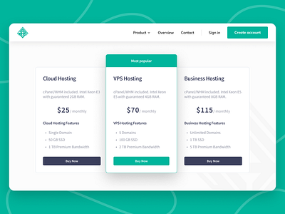 Pricing Table