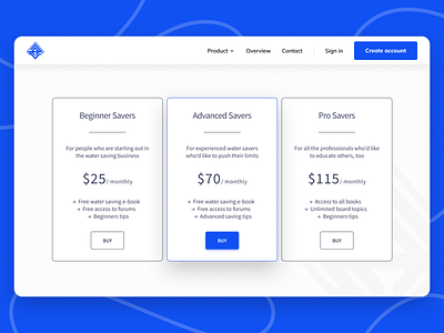 Pricing Table