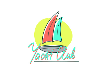 Logo for yacht club