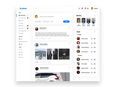 Facebook redesign redesign uidesign