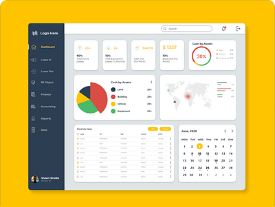 Lease Accounting system accounting dashboard design mobile ui redesign system ui uidesign uiux