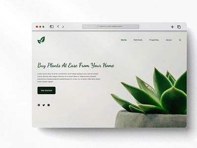 Minimal Landing Page Design