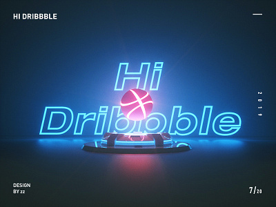 Hi Dribbble2 hi dribbble ui ux 品牌 图标 插图 游戏 设计