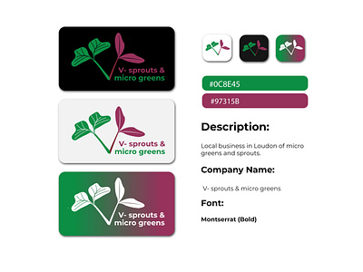 Icon & Font Combination Logo app brand identity design branding business card design icon illustration logo typography vector