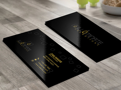 Illuminate Business Card app brand identity design branding business card design flat professhional vector web