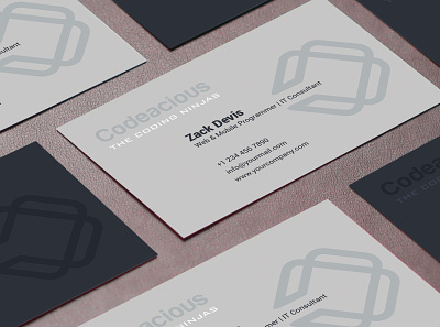 Minimalist Business Card Design brand identity design branding business card design minimal professhional ux vector web
