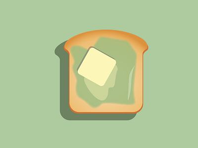 Kaya Toast design flat illustration vector