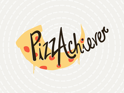 PizzAchiever Logo illustration logo pizza
