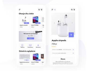 Mobile Shop app design app blue design filiphies training typography ui ui ux design uipractice ux vector