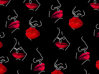 Lips & Lips art design illustration montage photography