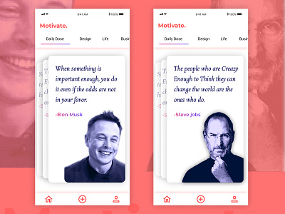 Motivate App | Concept