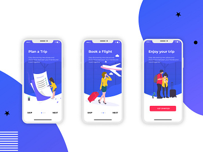 Travel App animation art brand branding character clean design flat graphic design icon identity illustration illustrator logo minimal sketch ui ux web website