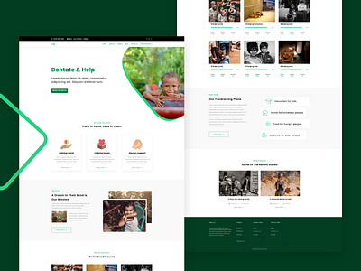 Non-profit organization charity concept design landingpage non profit non profit nonprofit organization ui ui ux ui design uidesign uiux