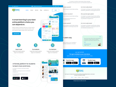 App landing page