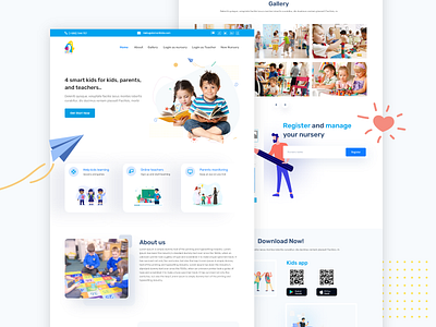 E-Learning landing page design elearning landing page design landingpage ui ui ux ui design uidesign uiux