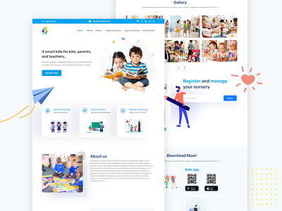 E-Learning landing page