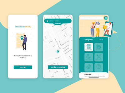 Delivery app concept concept delivery delivery app order track